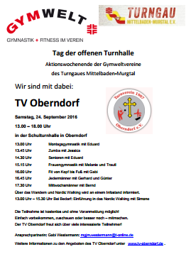 TVO goes GYMWELT