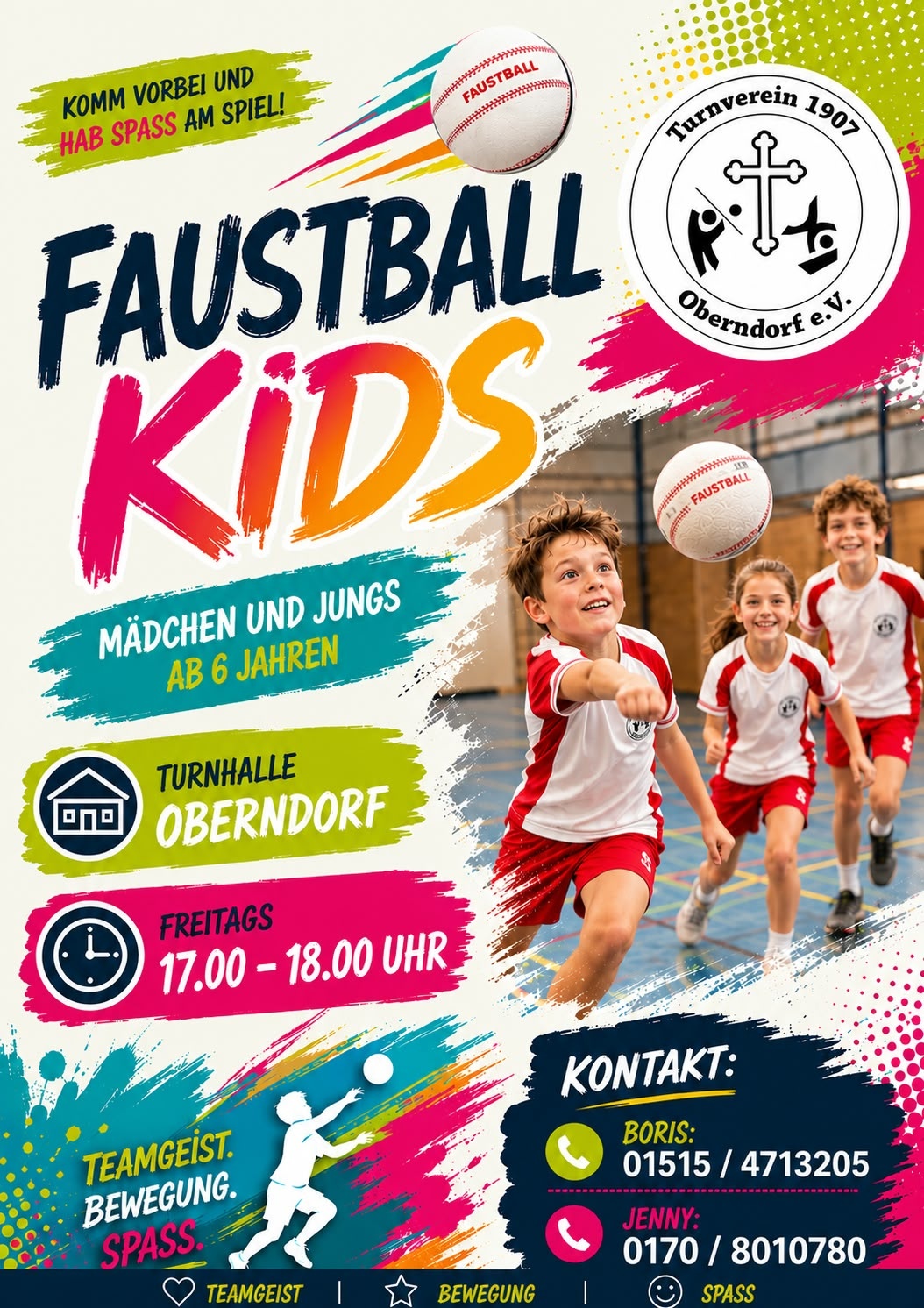 Neu beim TVO: Faustball-Kids