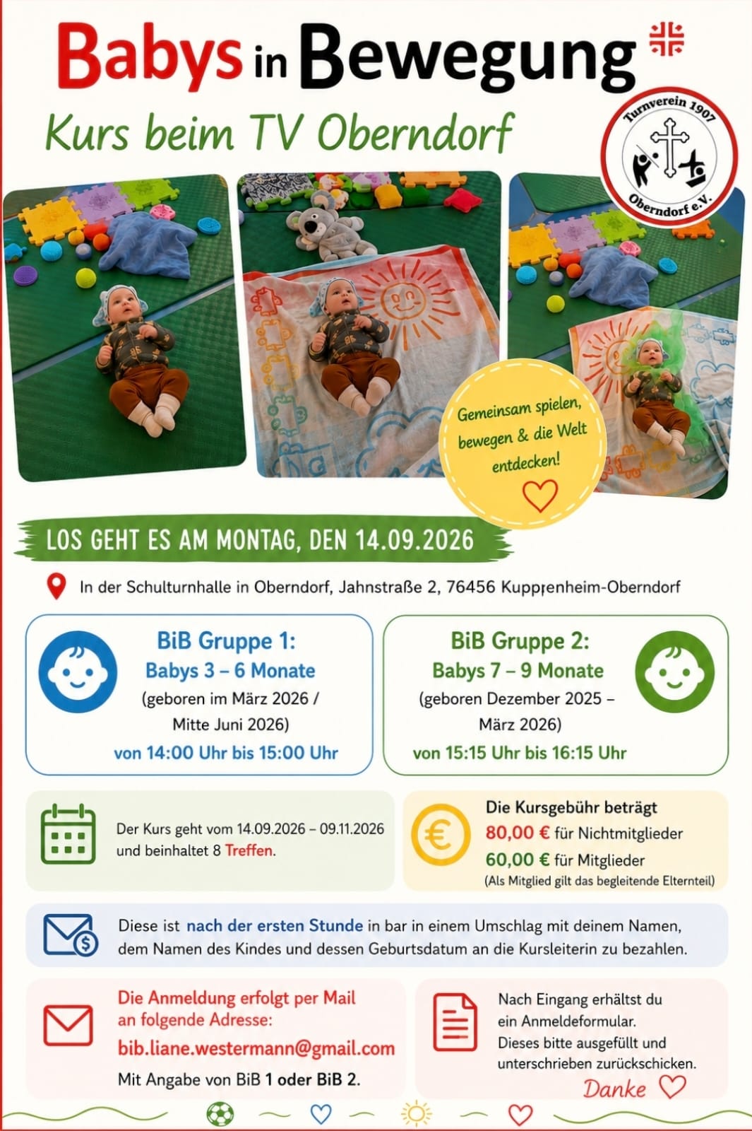 Babys in Bewegung