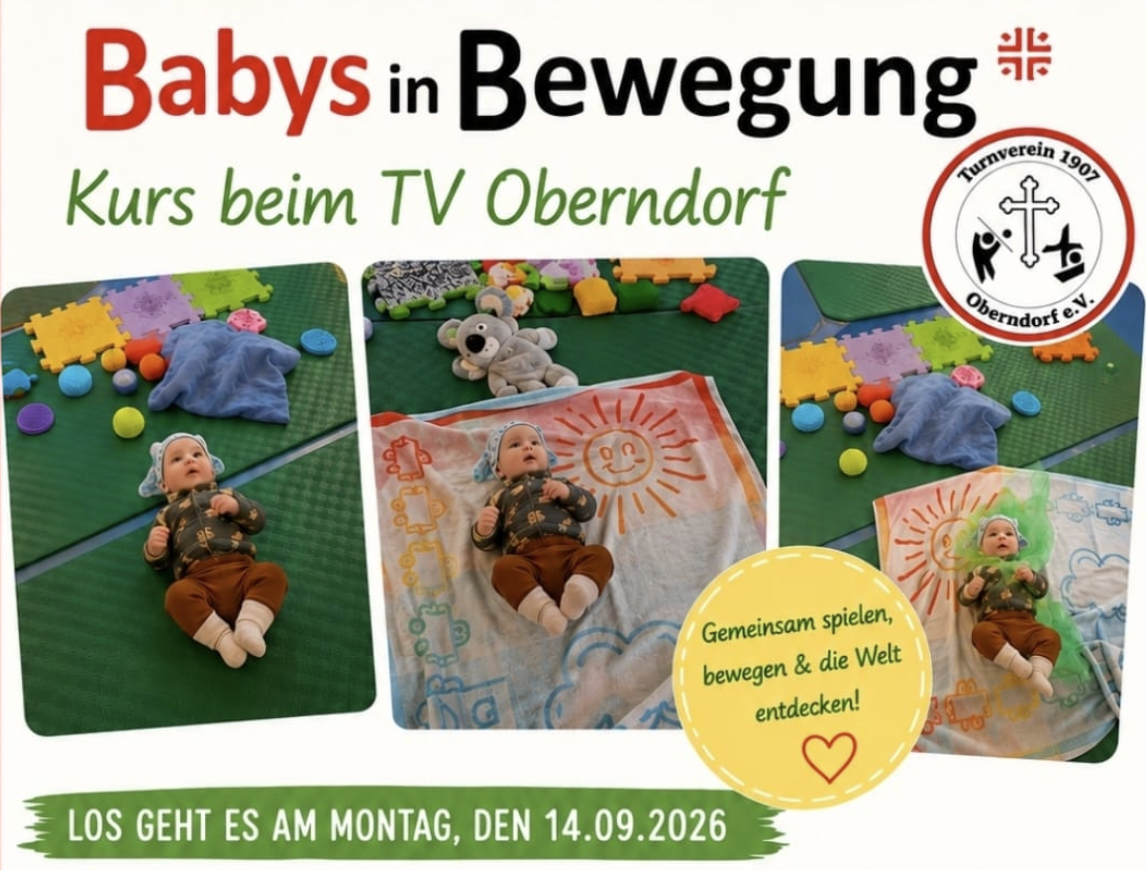 Babys in Bewegung